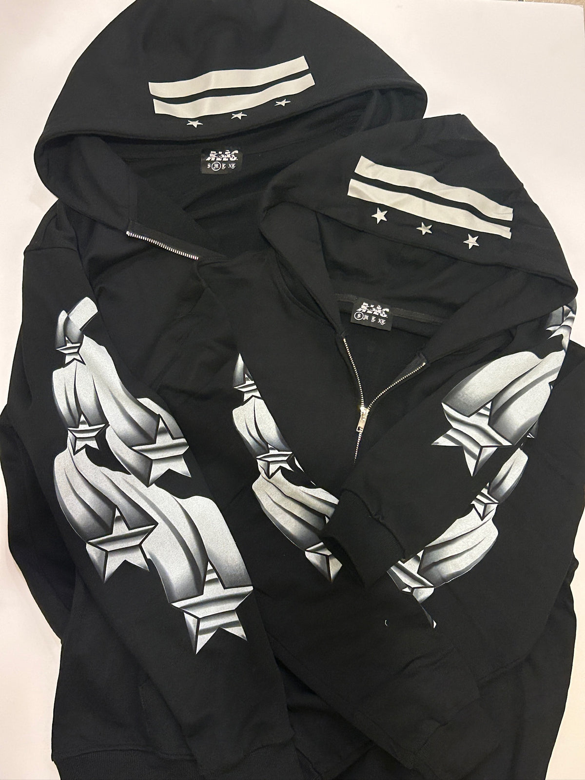 ALÈO STARGAZE ZIP-UP HOODIE